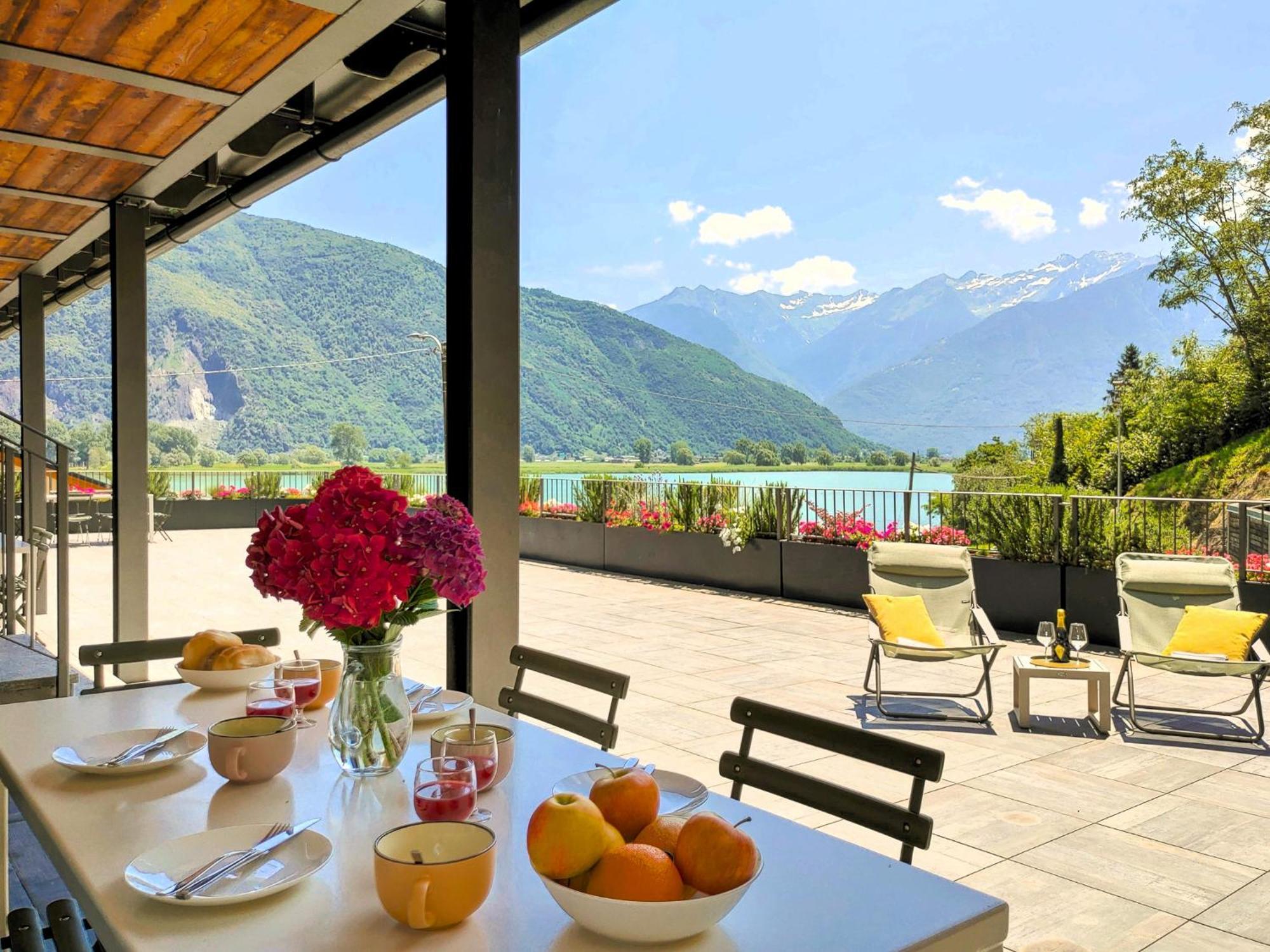 Dascio Vita See Ferienwohnung Mit Dachterrasse エクステリア 写真